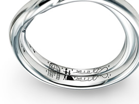 結婚指輪-二つの指輪で一つのイラスト